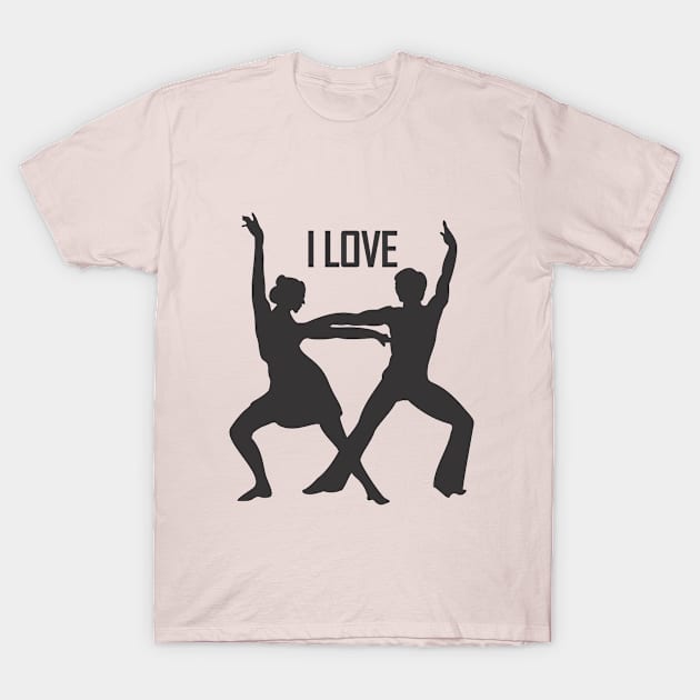 Dancing T-Shirt by Donmoac